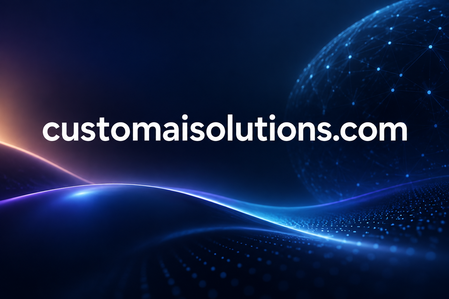 Customaisolutions.com is for sale